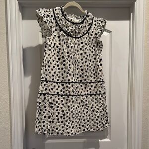 Charming Black and White Women’s Dress